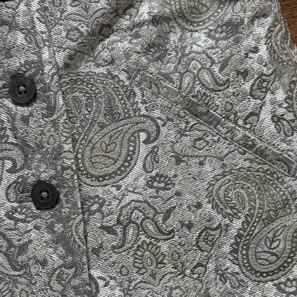 New With Tags Gymboree Paisley Coat with Black Velvet Collar